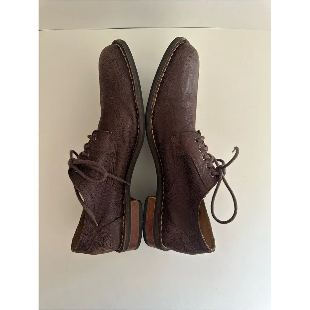 Cole Haan brown pebble leather Center Street oxford